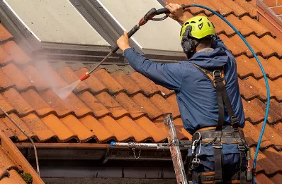 Démoussage et hydrofuge de toiture aux Achards